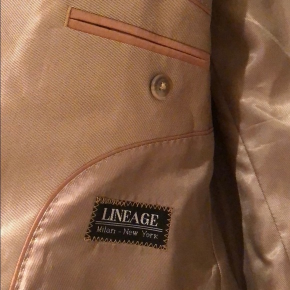 Lineage by Joseph Abboud Men’s Tan Blazer – Size 40R x 34W - Picture 4 of 8